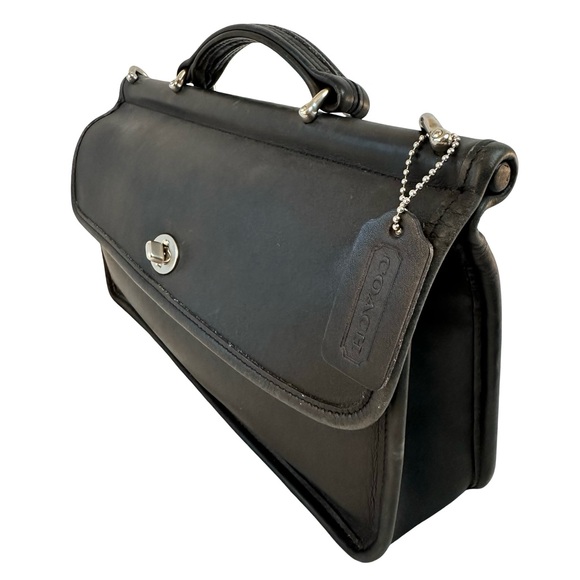 Vintage Coach City Willis, Black and Nickel - Picture 2 of 16